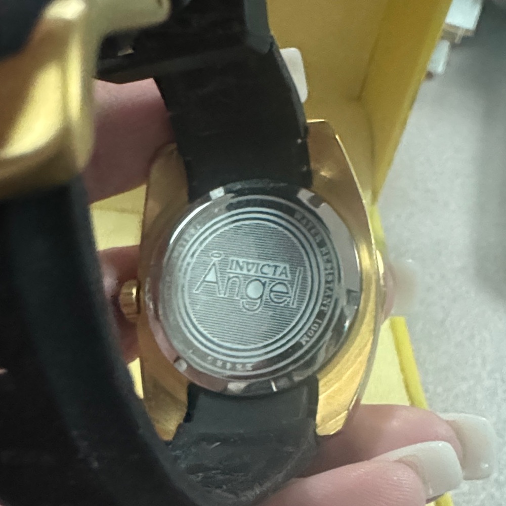Invicta Gold and Black Chronograph Watch - Picture 4 of 4